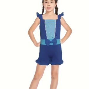 Kids Blue Costume with Bow